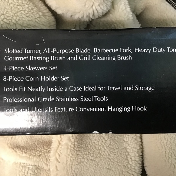 16 - NWOT CHEF BASICS 18 PIECE BARBECUE SET - Picture 4 of 7